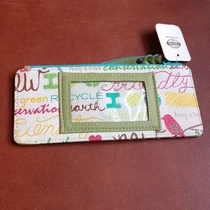 Long wallet genuine leather. Fossil brand